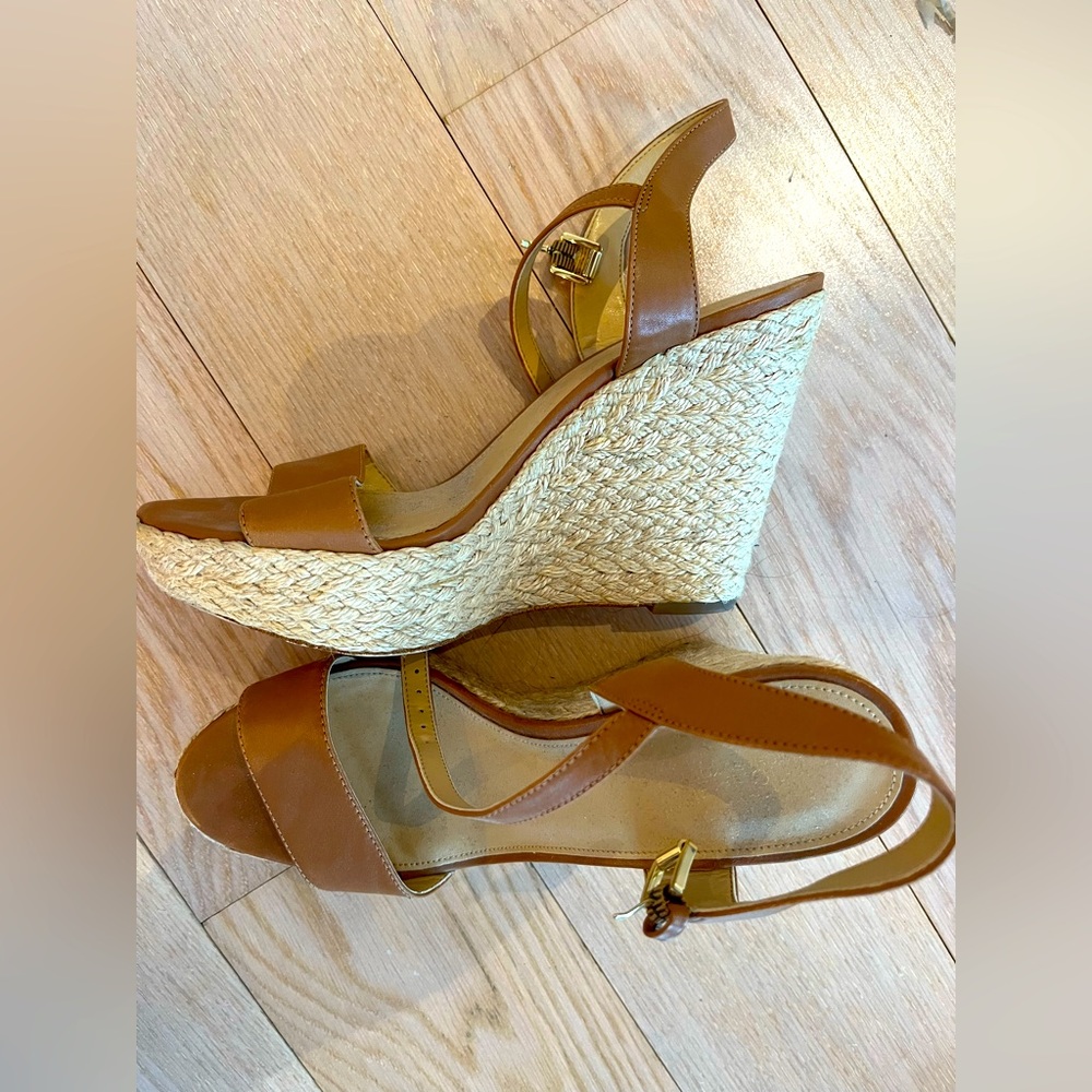 Michael Kors nude wedges, size 8.5.
